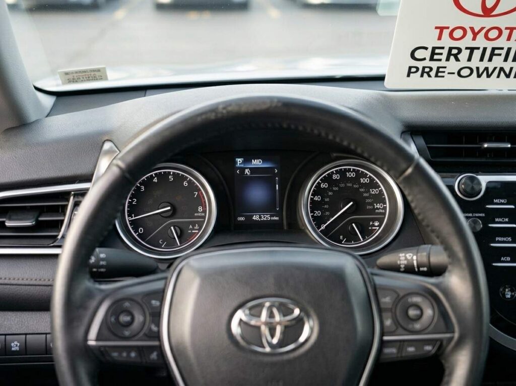 car dashboard odometer and condition details affecting trade-in value