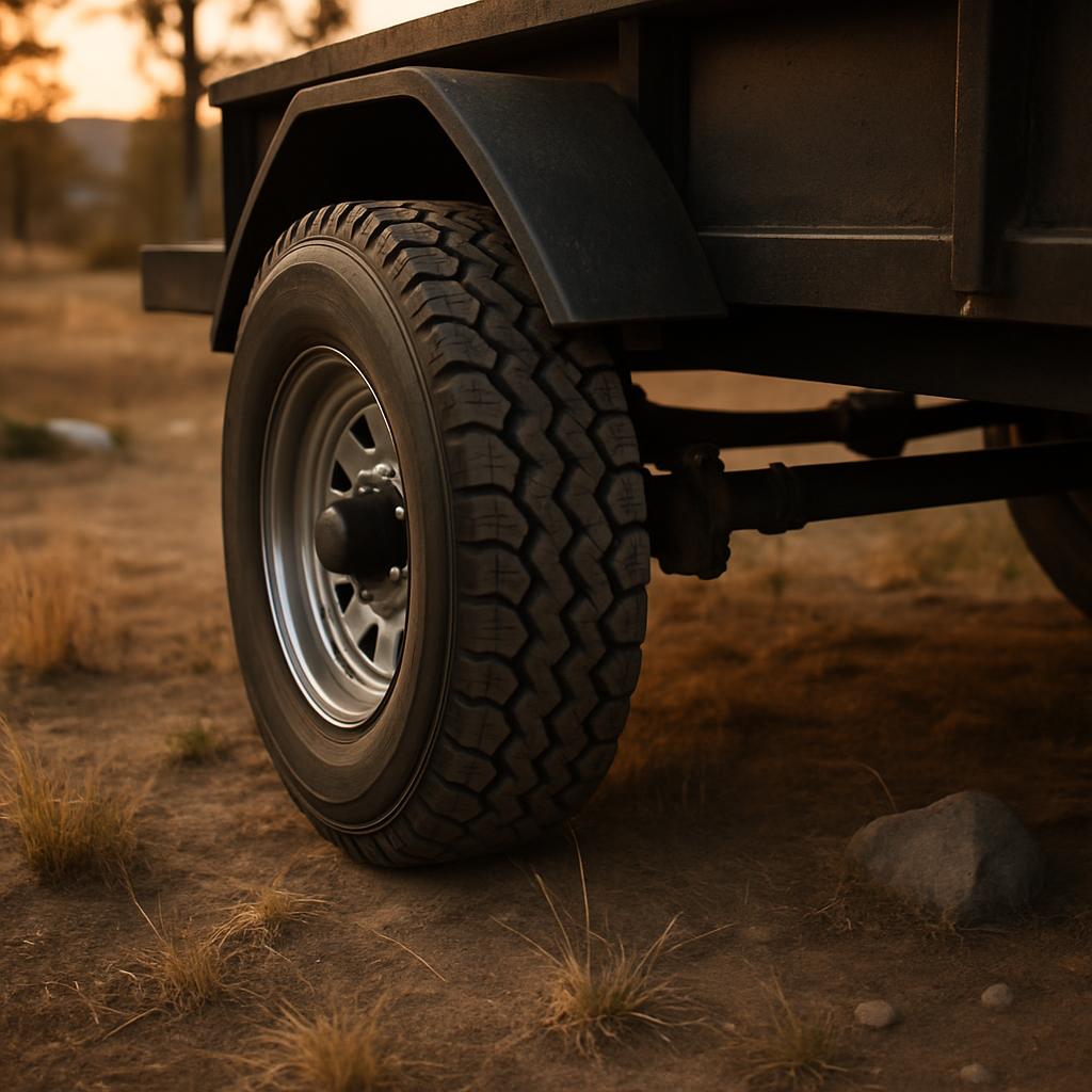 Close-up of truck door jamb showing payload capacity sticker with weight specifications visible